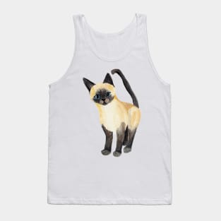 Saucy Siamese Kitten Tank Top